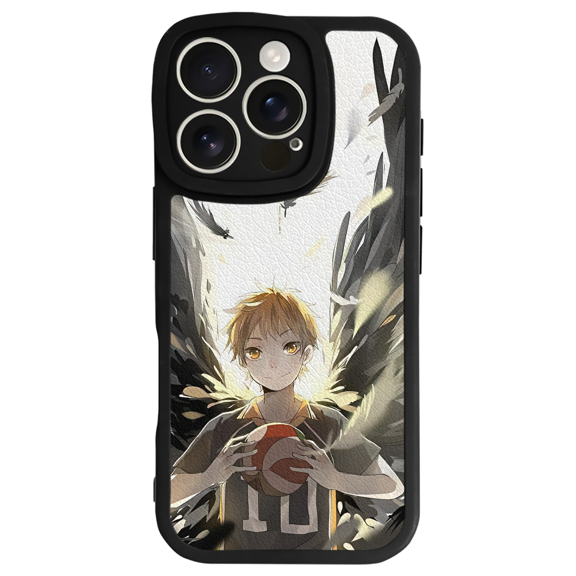 （画像用） ハイキュー!! Haikyu!! 【iPhone 16シリーズ対応】シリコンスマホケース（レザー調） 材質：シリコン